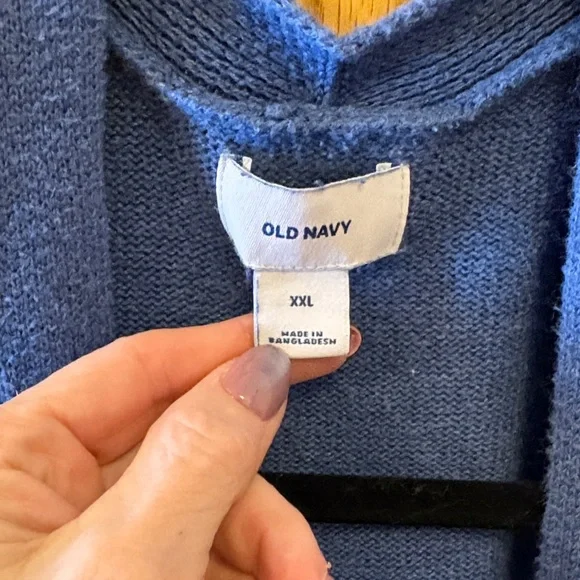 Old Navy Blue Knit Cardigan AND Pink Knit Cardigan - Picture 2 of 15